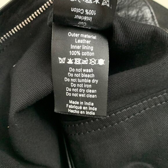 Day & Mood Isa Hobo Purse Black Leather Bag Adjustable Zip Top Pockets - Picture 7 of 8